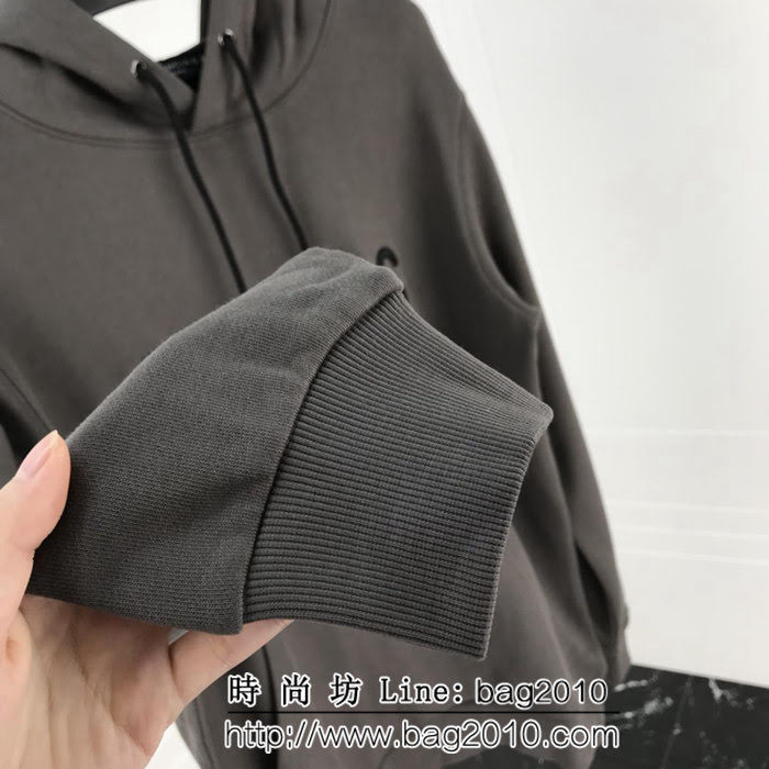 BALENCIAGA巴黎世家  18ss秋冬新款 罪人刺繡字母 純棉毛圈連帽衛衣 原版複刻 高版本 男女同款 ydi2065